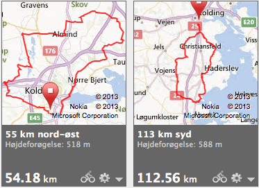 SCK Kolding Garmin ruter